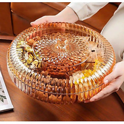 KHAY ĐỰNG MỨT TẾT BÁNH KẸO NGÀY TẾT SANG TRỌNG BẰNG MEKA ACRYLIC TRONG SUỐT CAO CẤP - THM05