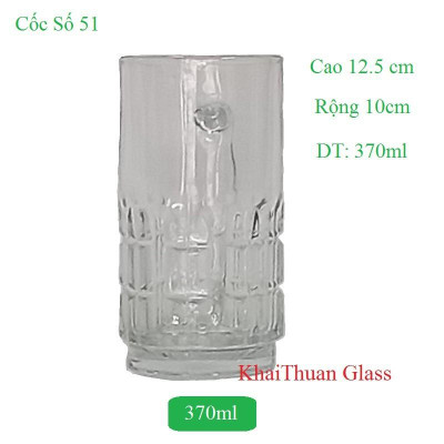 Cốc Có Quai Chịu Nhiệt Uống Bia Uống Hơi Giá Rẻ Hàng Việt Tiệp Mã 51.
