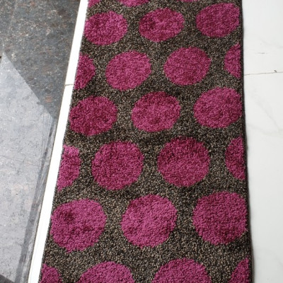 THẢM BẾP 45X18OCM CONDOR- NÂU HỌA TIẾT TRÒN TÍM