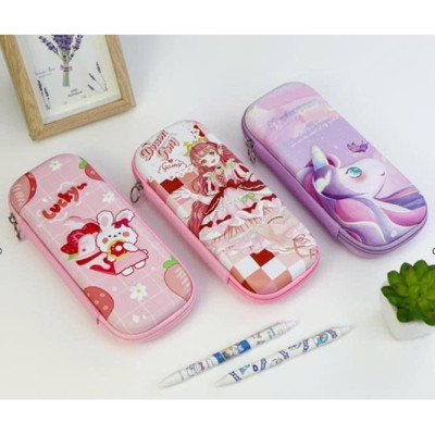 SUN EIGHT - 7321 Hộp đựng bút bé gái nhiều mẫu, hộp bút cute (KT 20x10x5cm)