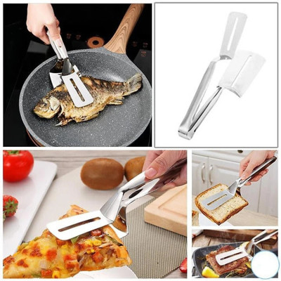 Kẹp inox gấp thức ăn nóng