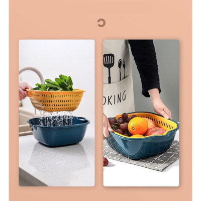 Sét 6 Rổ Chậu Nhựa PP Tiện Dụng Cho Nhà Bếp Hàng Loại 1