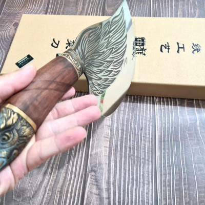 DAO BẾP - DAO THÁI CẮT HOA VĂN KHÂU ĐỒNG MÃ  A5 DT159 NT topcomshop vn