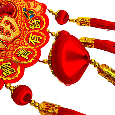 Dây Treo Hình Cá Chép Đỏ Trang Trí Tết