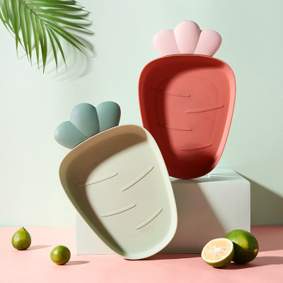 Khay đựng đồ ăn nhẹ hình củ quả chất liệu nhựa PP không BPA an toàn cho bé - Hàng chính hãng (Giao màu ngẫu nhiên)