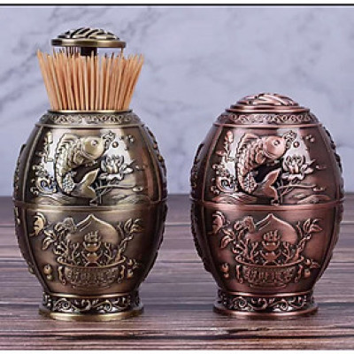 LỌ ĐỰNG TĂM ĐỒNG GIẢ CỔ TRÒN - ANTH501