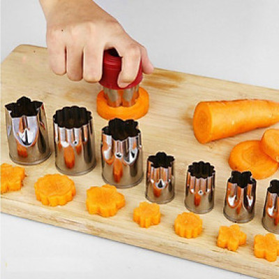 Bộ khuôn tạo hình củ quả 8 món