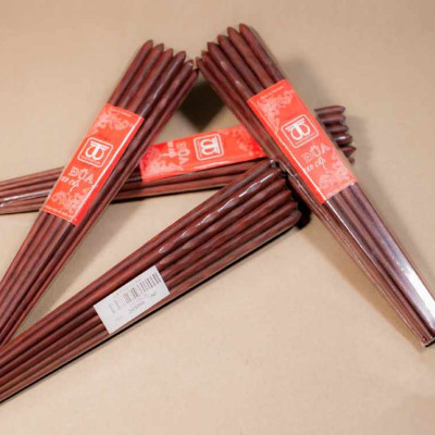 Bộ 10 đôi đũa ăn cao cấp đũa đẹp đũa sạch ( chất liệu gỗ cẩm )