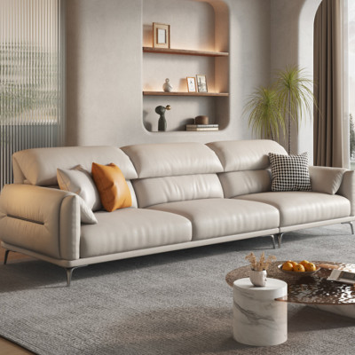 Sofa băng tay bọc da cao cấp Tundo HDCT-04