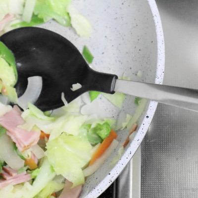 Combo 01 Muôi múc canh đầu silicone Echo Metal 25.5cm + 01 Muôi cơm kháng khuẩn cán dài Echo Metal 25cm màu đen - Nội địa Nhật Bản