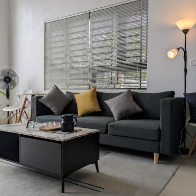 Sofa băng bọc nhung hiện đại phù hợp phòng khách, chung cư, phòng làm việc Tundo (nhiều màu lựa chọn)