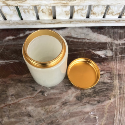 Hủ đựng gạo, muối, thực phẩm đá ngọc Onyx - Cao 8cm