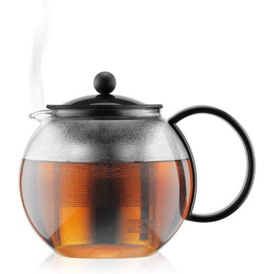 Bình trà kiểu Pháp Bodum Assam 1L tay cầm nhựa 1805-01, xuất xứ Bồ Đào Nha