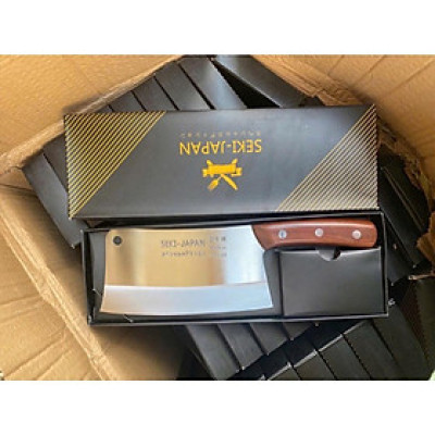 Dao Chặt Xương Cao Cấp Seki Nhật Bản, Dao Làm Bếp Thép Không Gỉ Chắc Chắn Chặt Xương Chặt Gà