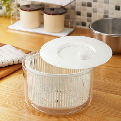 Rổ quay rau Nhật Bản Pearl Metal (2.7L/ 4.45L/ 6.6L) - Hàng nội địa Nhật Bản |#nhập khẩu chính hãng| |#Made in Japan| |#H-580|#H-614|#H-581|