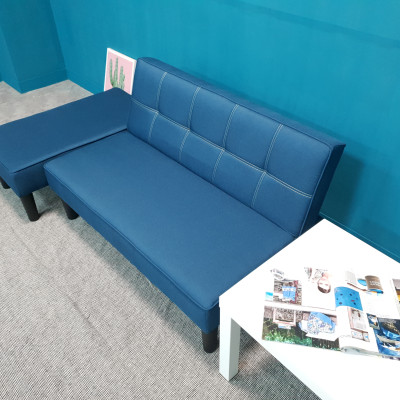 Sofa bed 3 trong 1 đa năng Juno sofa màu xanh dương