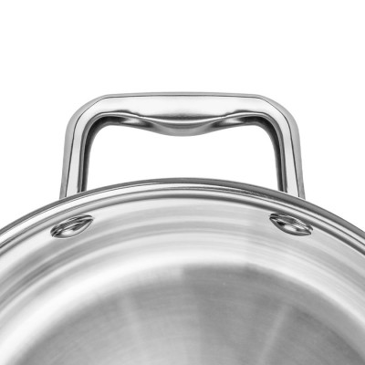 Bộ Nồi INOX 3 Lớp Liền Khối Elmich Trimax ECO EL-8005 (Bộ 3 Nồi Size 18, 20, 26cm & Quánh Size 16cm) - HÀNG CHÍNH HÃNG