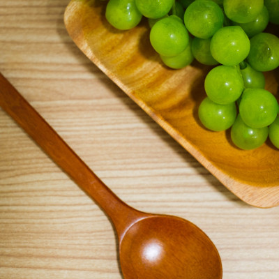 Bộ Đũa Muỗng Bằng Gỗ Nhãn Tự Nhiên [Kèm Túi Vải] - VAGOO - Làm Thủ Công Chống Thấm, Chống Ẩm Mốc, An Toàn Cho Sức Khoẻ