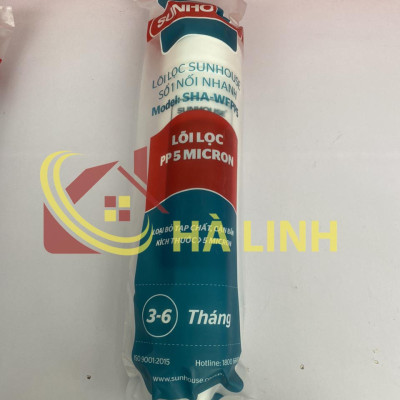 Bộ lõi lọc nước 123 đúc liền nối nhanh Sunhouse, Dùng cho model SHA76214CK-S, SHA76215CK, SHA76217CK, SHA76218CK