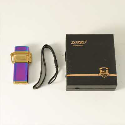 Vỏ Hột Quẹt Bật Lửa Xăng Zorro Z635 Thiết Kế Đẹp Độc Lạ - Dùng Xăng Bấc Đá Cao Cấp