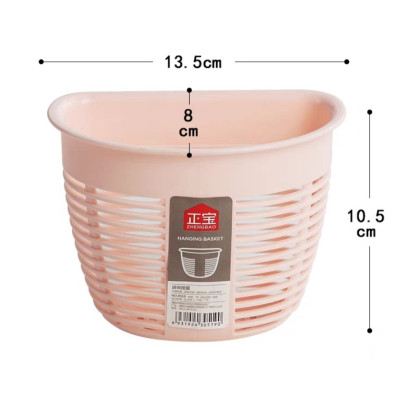 Rổ nhựa dán tường đựng miếng rửa chén và nhiều vật dụng nhỏ như lược kéo bàn chải đũa thìa muỗng - rổ nhựa dán tường siêu dính không cần khoan tường bắt ốc vít