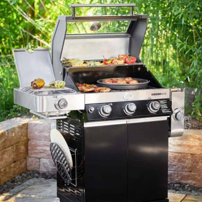 Bếp Nướng BBQ Ngoài Trời Rösle 25530 VIDERO G3-S Vario 30 Mbar Dùng Gas Hàng Chusnh Hãng
