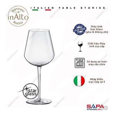 Bộ 6 Ly rượu Thủy Tinh Inalto 470ml  - Bormioli Rocco - Italy