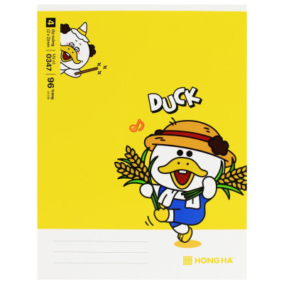 Tập Class Arkduck - 4 Ô Ly Vuông - 96 Trang 70gsm - Hồng Hà 0347 (Mẫu Bìa Giao Ngẫu Nhiên)