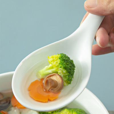 Bộ 10 sản phẩm muôi canh thẳng sứ Long Phương hàng chính hãng 