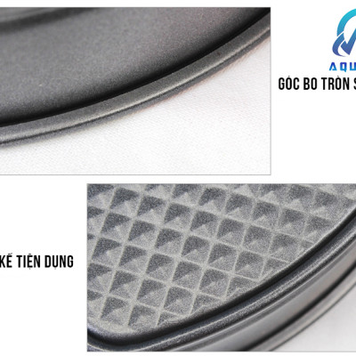 Khuôn Bánh Bông Lan Trái Tim Đế Rời Chống Dính Có Khóa Cao Cấp Thép Carbon Đa Năng Tiện Dụng 