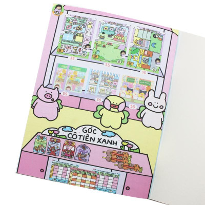 Tập Học Sinh Cô Tiên Xanh - Miền Nam - 4 Ô Ly - 96 Trang 100gsm - The Sun - Thị Trấn Mèo