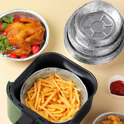       Set 10 khuôn giấy bạc lót nồi chiên không dầu, khay dĩa giấy bạc đa năng chống thấm, chịu nhiệt G419-Diabac-10