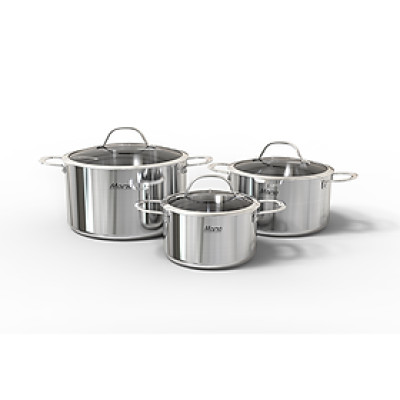 Bộ nồi inox đa lớp Sunhouse Mama SHG701