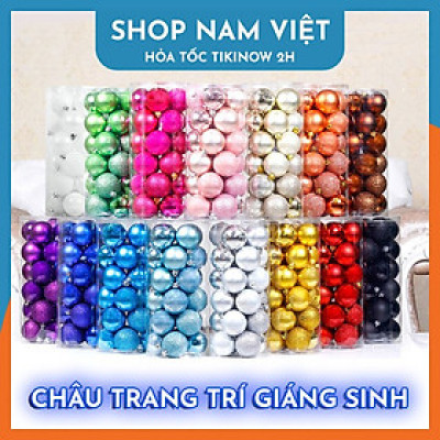 Quả Châu Trang Trí Treo Cây Thông Giáng Sinh