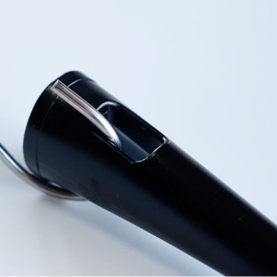 Combo 01 Muôi múc canh đầu silicone Echo Metal 25.5cm + 01 Muôi cơm kháng khuẩn cán dài Echo Metal 25cm màu đen - Nội địa Nhật Bản