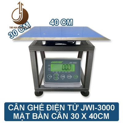Cân Ghế Điện Tử JWI-3000 - Mặt Bàn Cân 300x400MM
