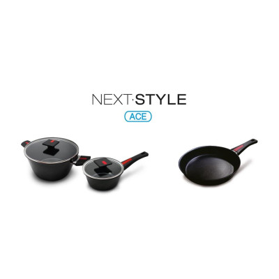 Bộ nồi chảo cao cấp đáy từ hợp kim nhôm chống dính KIMS COOK 07 món