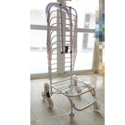 Xe kéo đi chợ, xe đi siêu thị 8 bánh cao cấp Hando 801 (màu sắc bánh sau và tay nắm màu ngẫu nhiên)