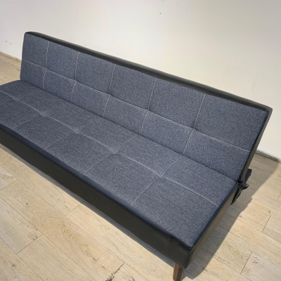 Sofa bed Juno sofa chân gỗ màu xám, đỏ, xanh lá