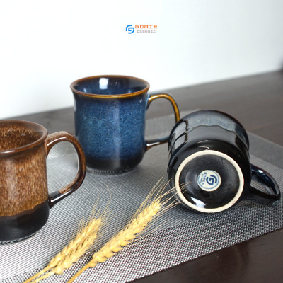 Cốc uống trà, uống cà phê men hỏa biến Gomie Ceramic ,men hỏa biến sang trọng, cao cấp, an toàn sức khỏe