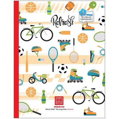 Vở 4 Ly Ngang 96 Trang 100gsm Class Refesh - Hồng Hà 0445 (Mẫu Màu Giao Ngẫu Nhiên)