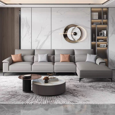 Ghế sofa da góc L Adora