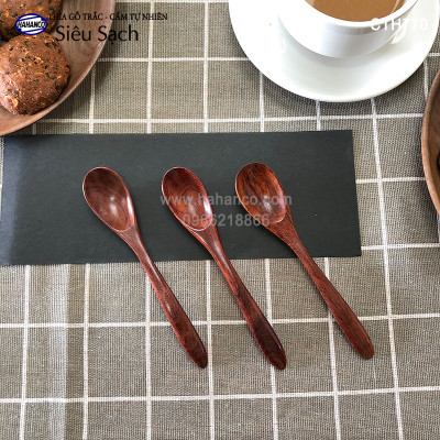 Muỗng, thìa gỗ Trắc hoặc Cẩm, siêu sạch (đủ cỡ) decor, xúc gia vị, ăn uống, cafe, trà, sinh tố, an toàn thực phẩm