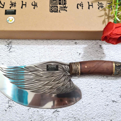 DAO BẾP - DAO THÁI CẮT HOA VĂN KHÂU ĐỒNG MÃ DT159 NTVN topcomshop vn