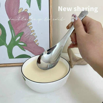  Sét 5 Thìa Đức Inox 304 Cao Cấp, Thìa Súp Sâu Lòng Màu Bạc Sang Trọng - Hàng Loại 1 - Chính Hãng MINIIN