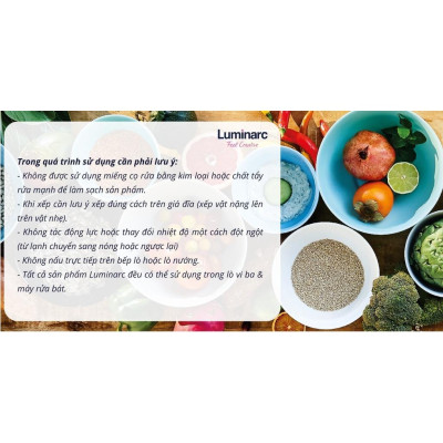 Tô Thủy Tinh Luminarc Diwali Light Blue 21cm - 1 tô - P2614