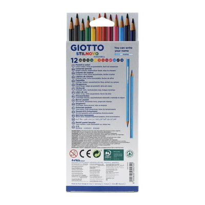 Hộp chì 12 màu nước nhập khẩu Italy GIOTTO Stilnovo Aquarell 255700