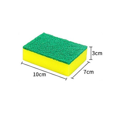 SET 2 Miếng Rửa Chén Bát Đĩa, Cọ Đa Năng 2 Mặt Xanh Vàng, Rửa Đánh Xoong Nồi Chảo, Sạch Sẽ, Tiện Dụng Nhà Bếp - TakyHome 5150set2