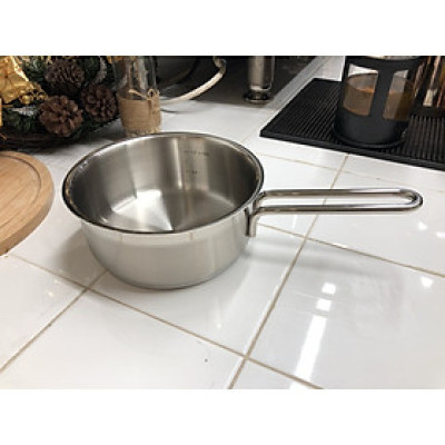 Chảo Quánh Inox  304 Cao Cấp Đáy 3 Lớp  1.4 L - Low Saucepan without lid 16x7.0cm Berndorf Sandrik 