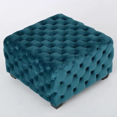 Ghế sofa đôn vuông vải nhung Juno Sofa HFC-GDV04-0.73 cao cấp